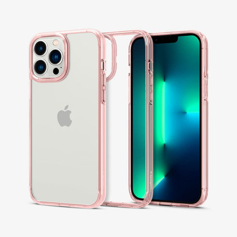 ACS03204 - iPhone 13 Pro Max Case Ultra Hybrid in crystal clear showing the back